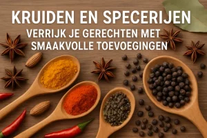 Kruiden en specerijen: verrijk je gerechten met smaakvolle toevoegingen